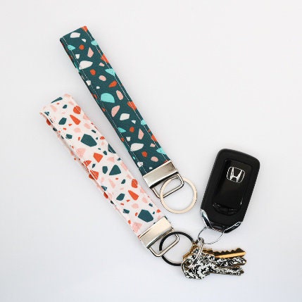 Terrazzo Keychain Wristlet