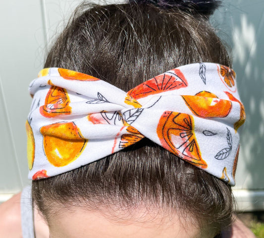 Citrus Fruit Twist Headband
