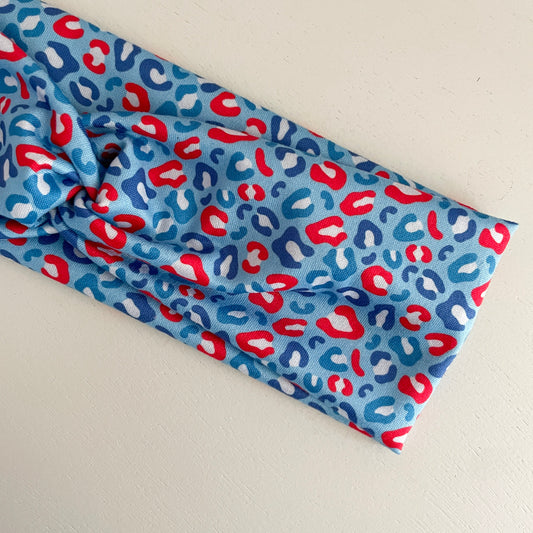 Leopard Print Twist Headband