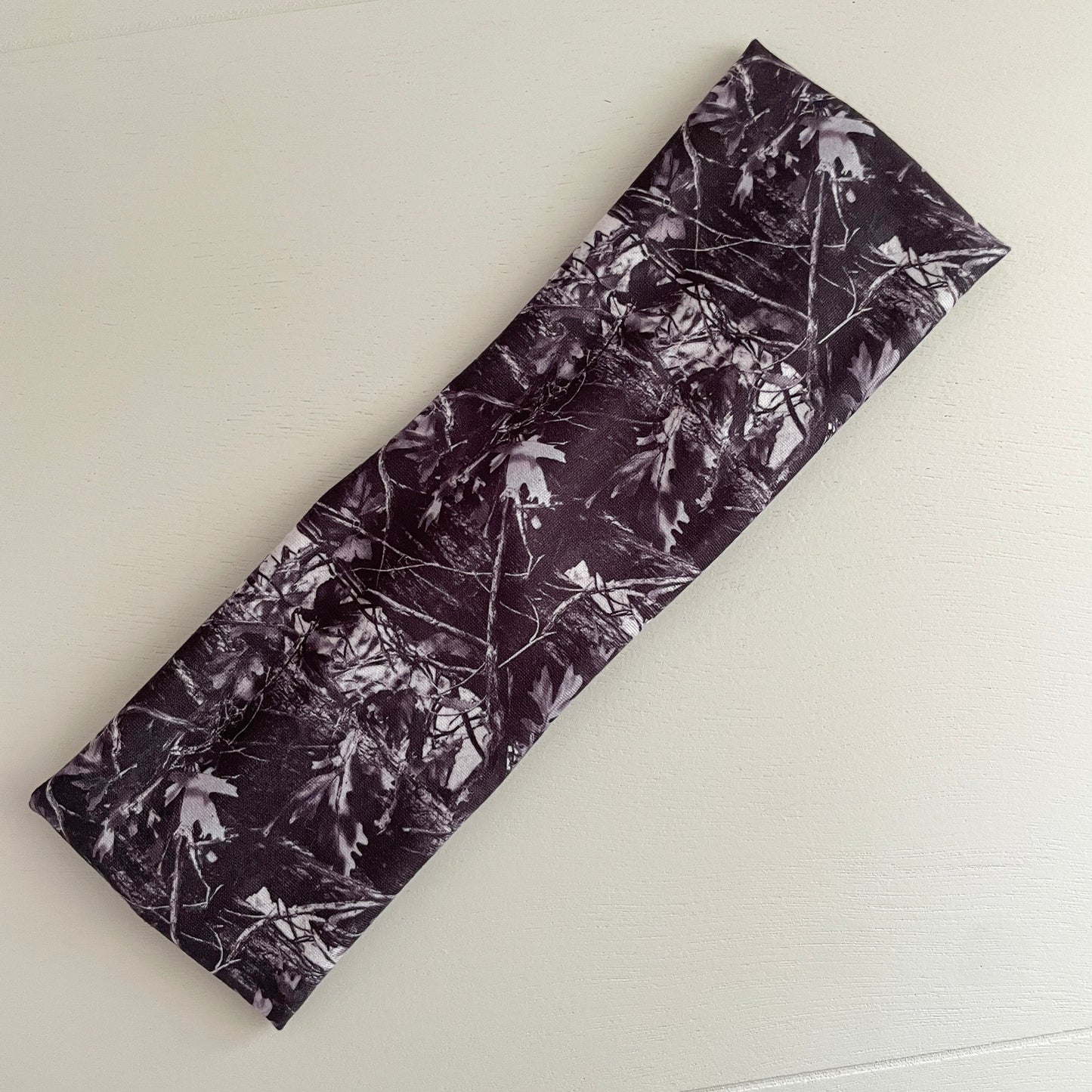 Black and Grey Camo Twist Headband