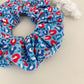 Red, White, and Blue Leopard Scrunchie