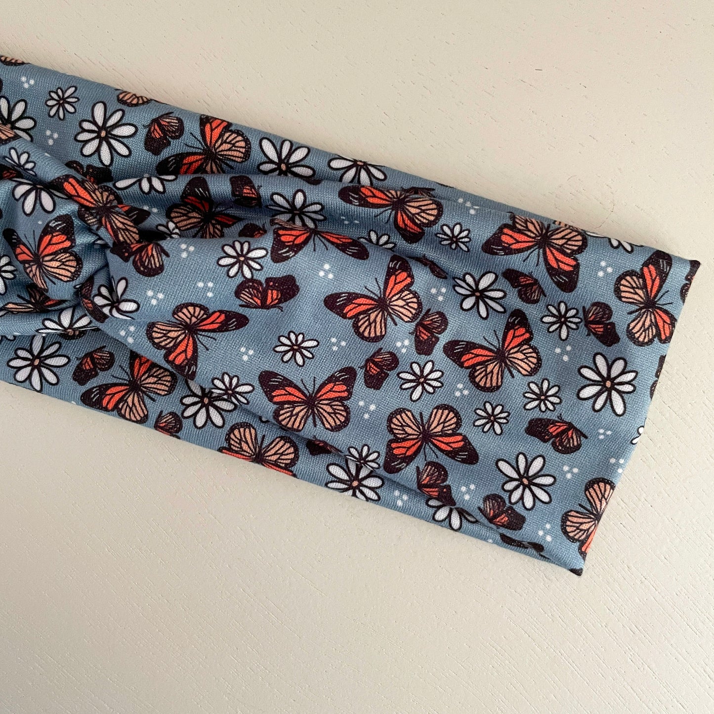 Monarch Butterfly Twist Headband