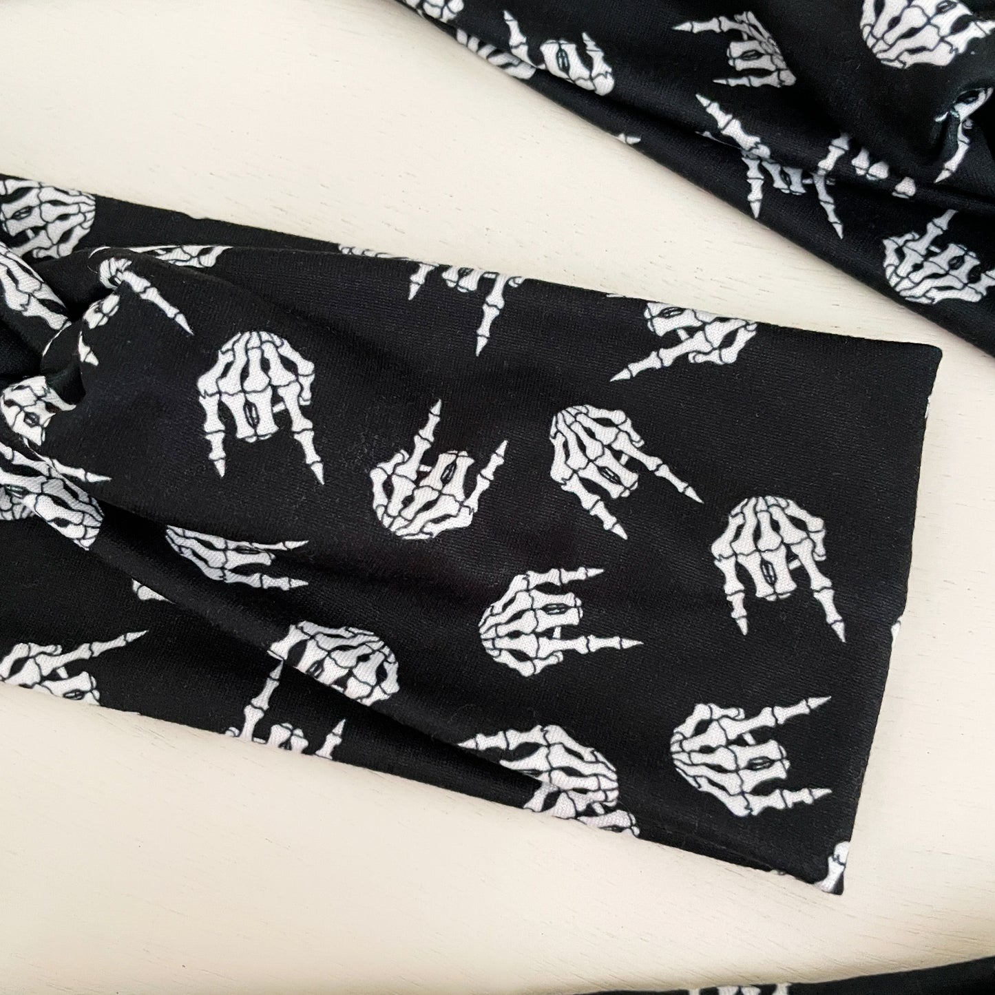Rock Skeleton Twist Headband