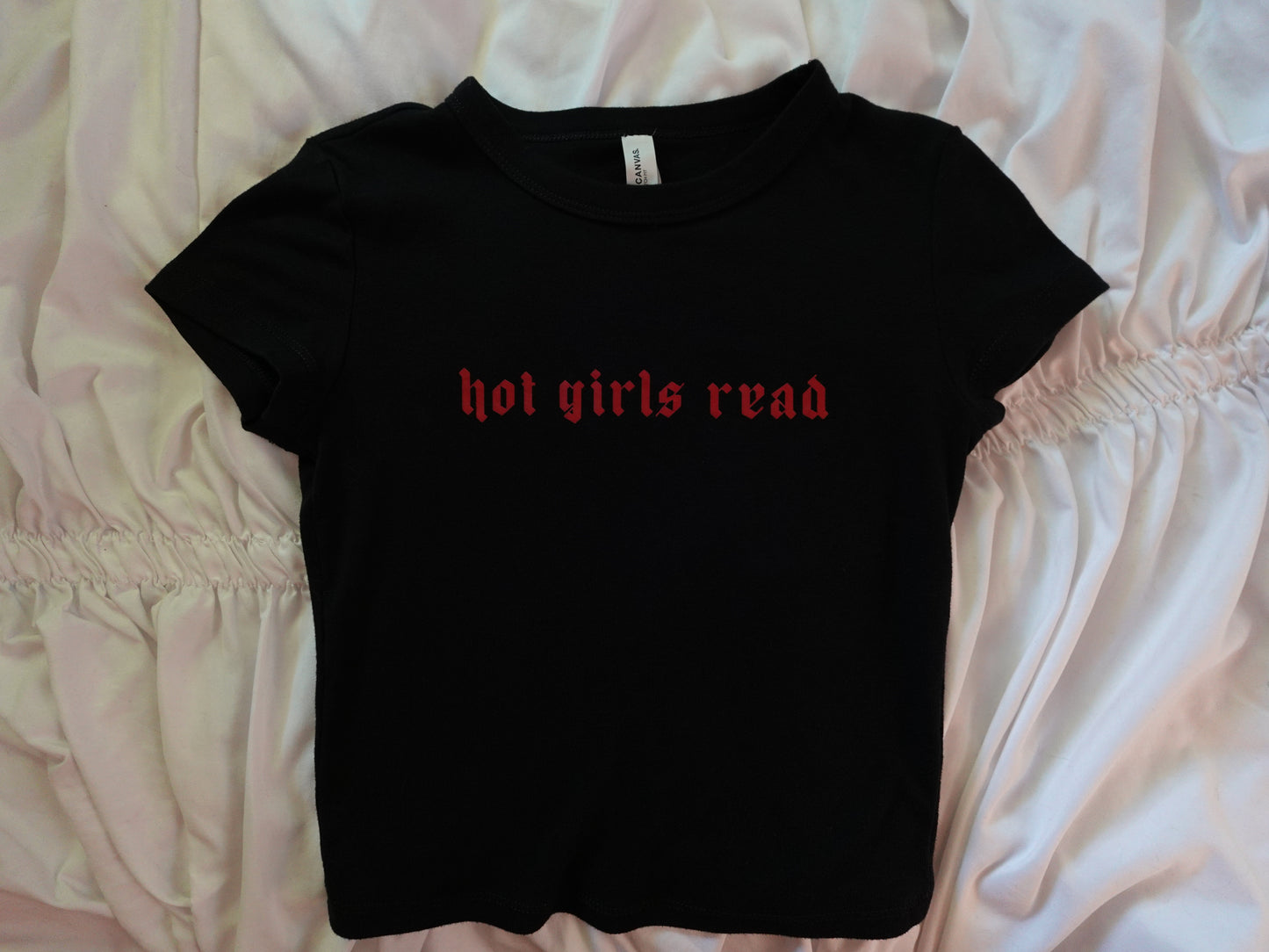 Hot Girls Read Cropped Tee *preorder*