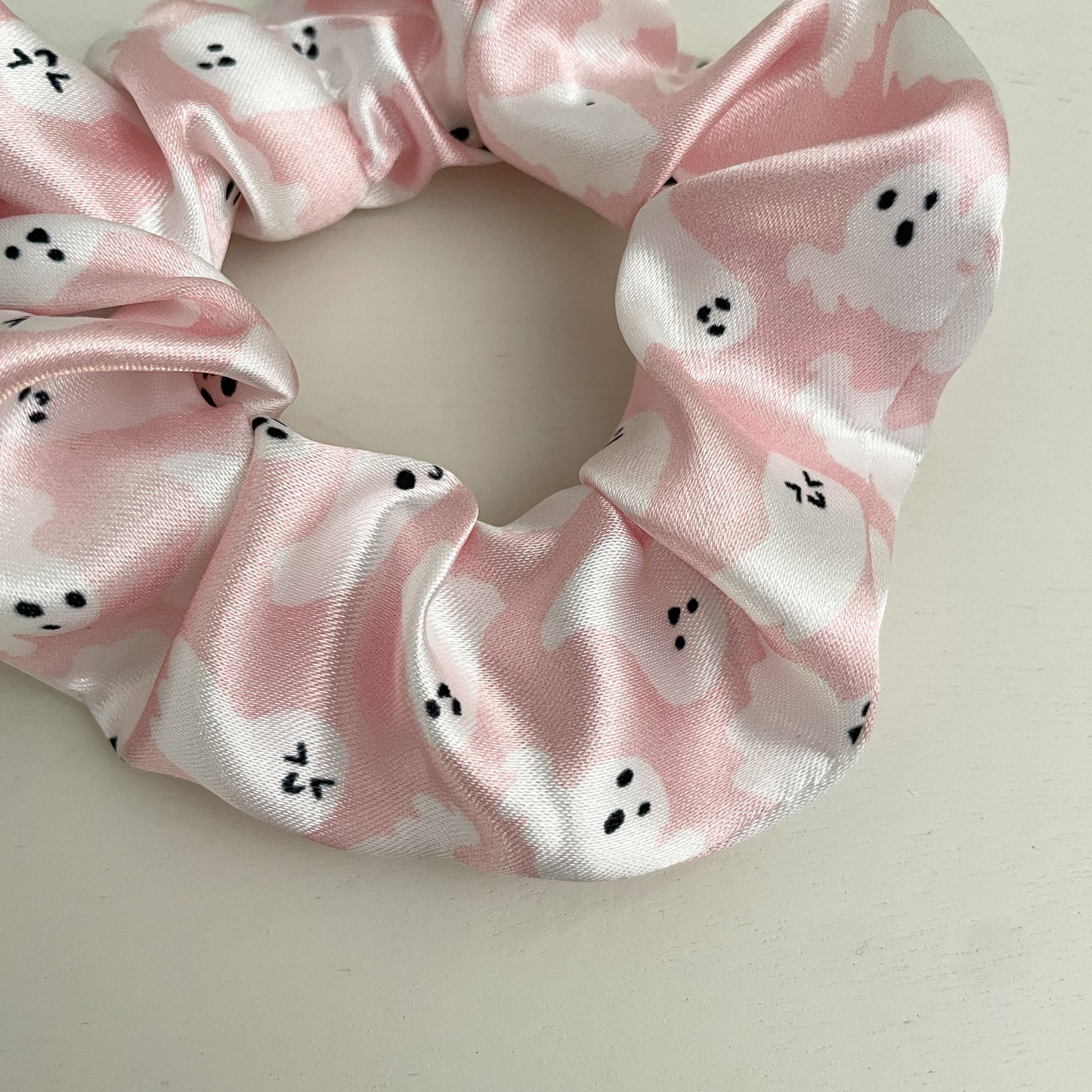 Ghosts Satin Scrunchie