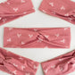 Pink Bow Twist Headband
