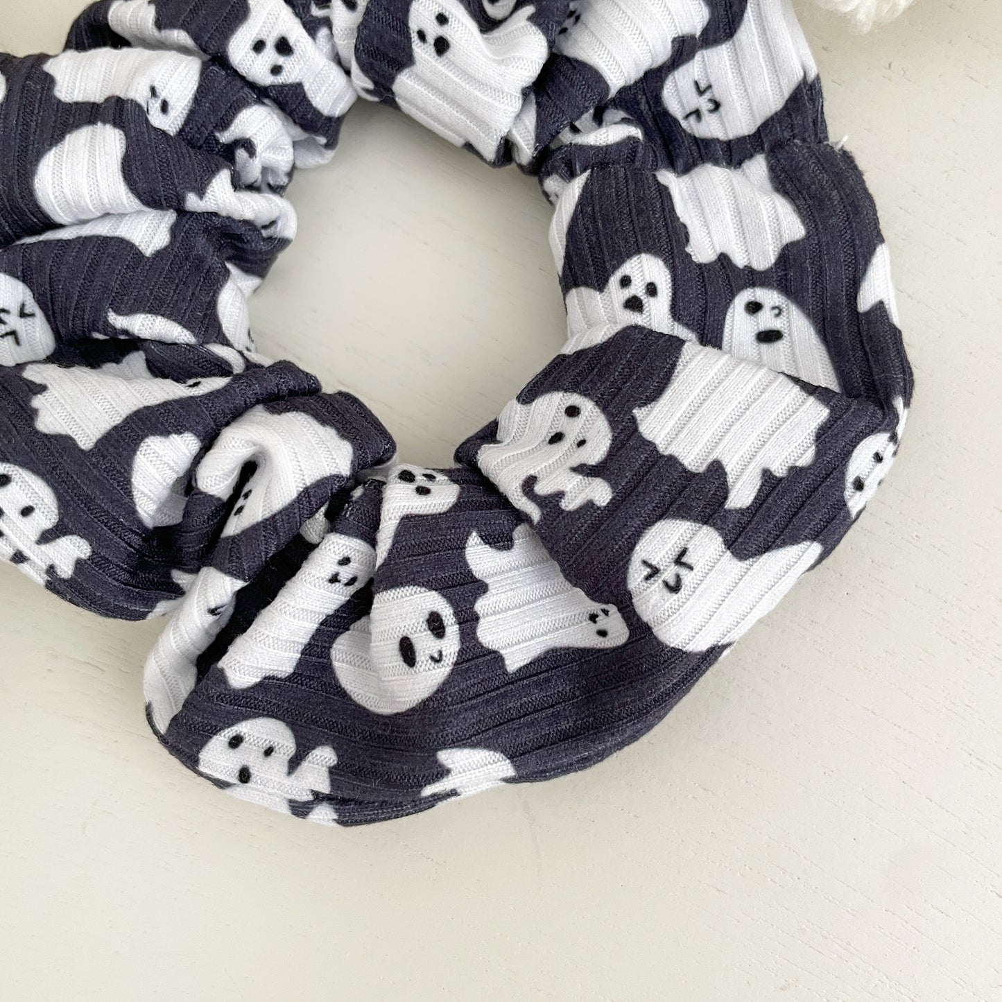 Black Ghost Scrunchie