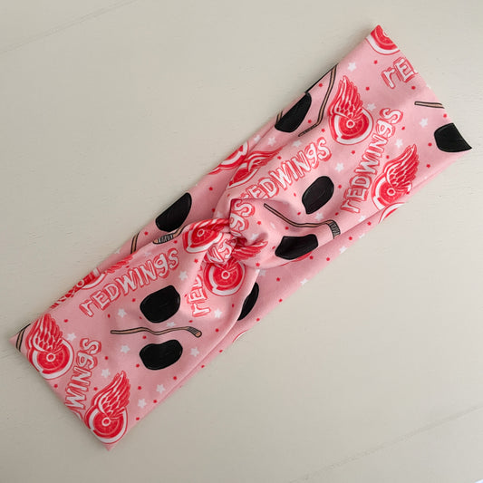 Red Wings Twist Headband