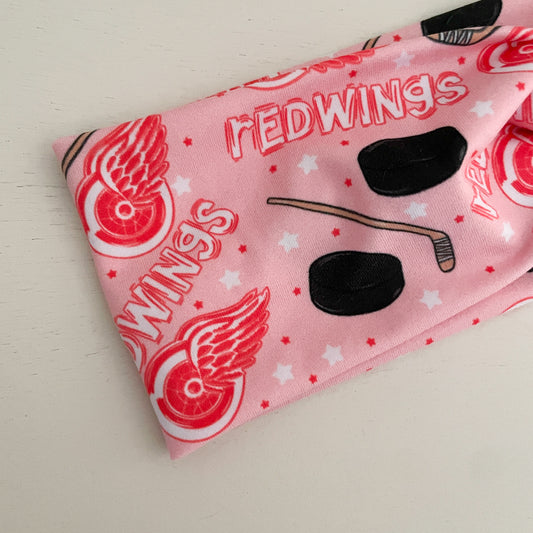 Red Wings Twist Headband
