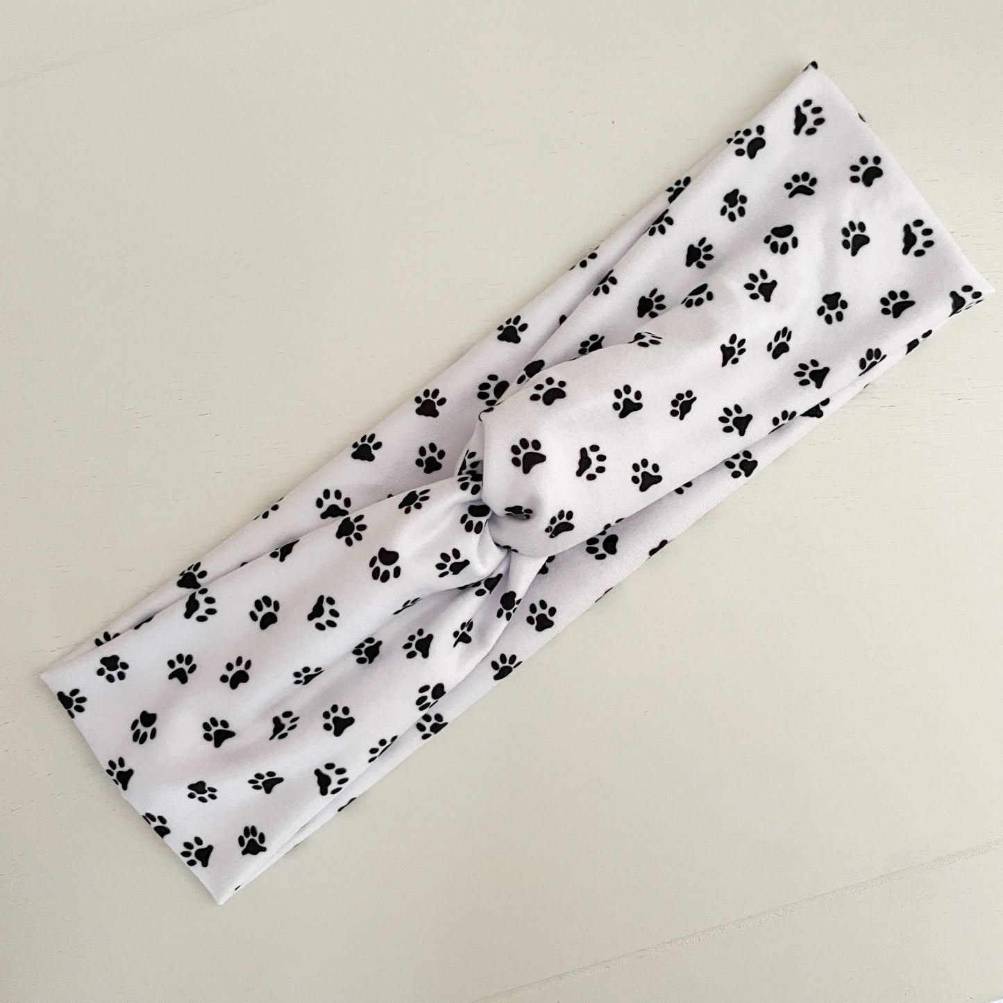 Paw Print Twist Headband