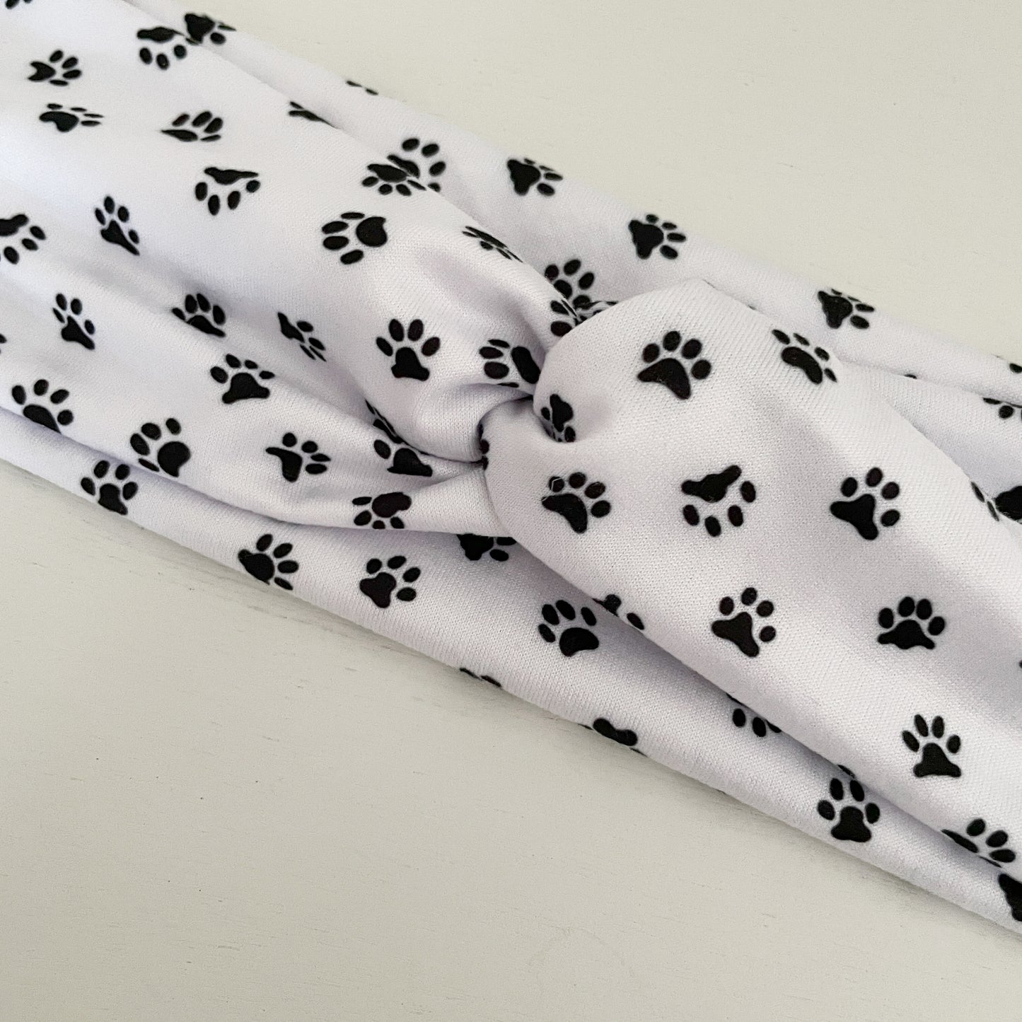 Paw Print Twist Headband
