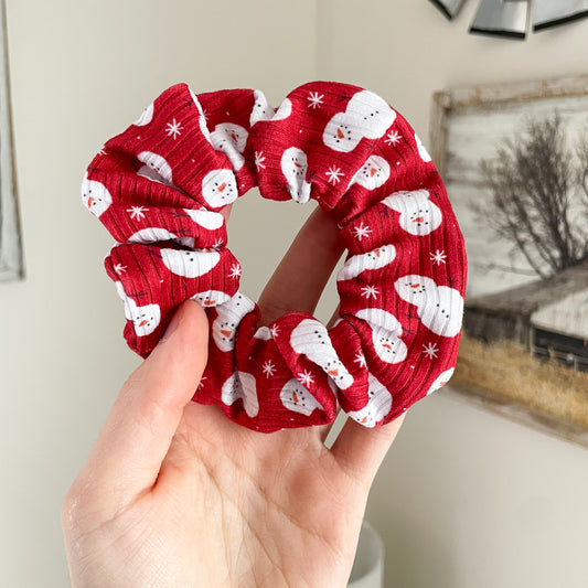 Snowman Scrunchie