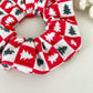 Plaid Xmas Trees Scrunchie