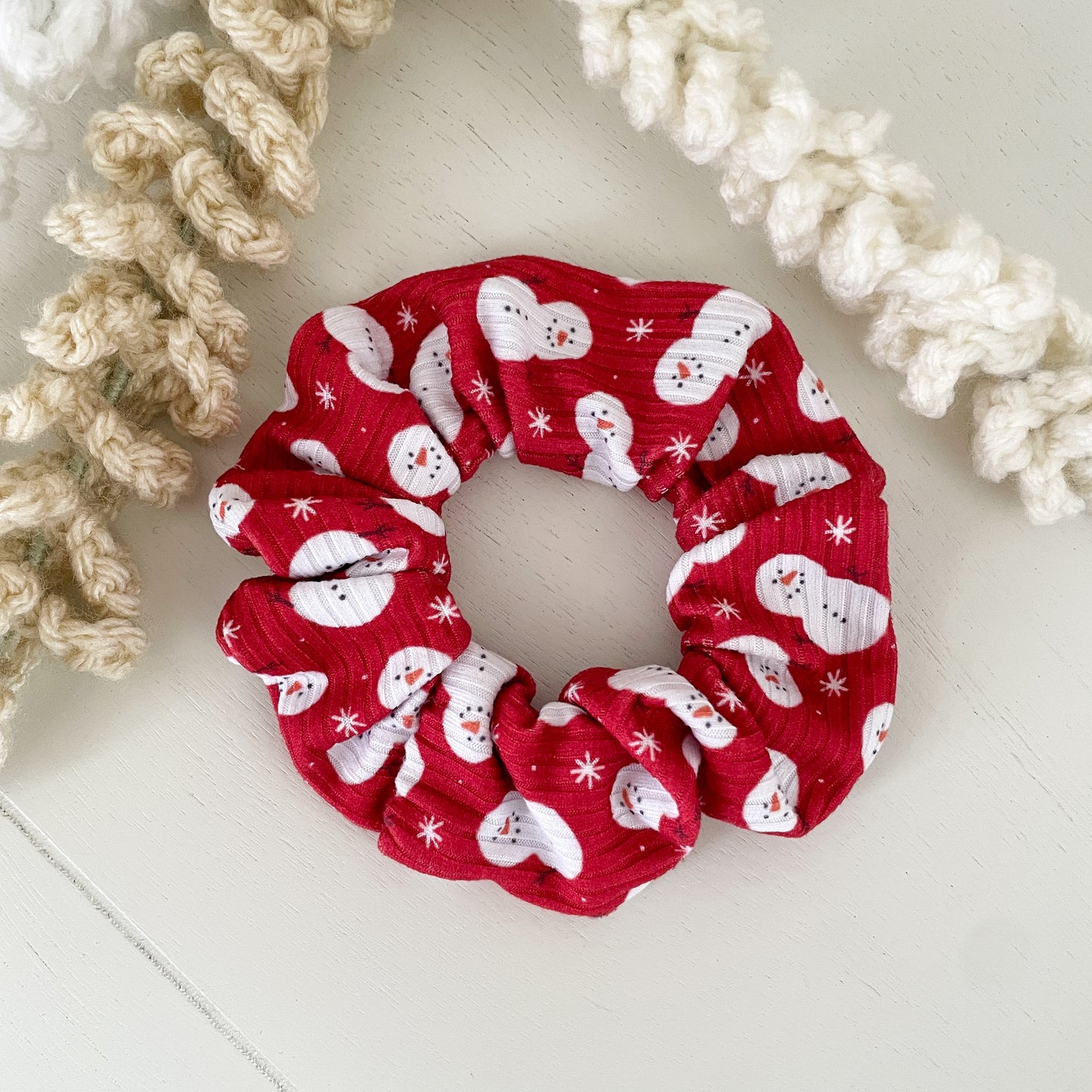 Snowman Scrunchie