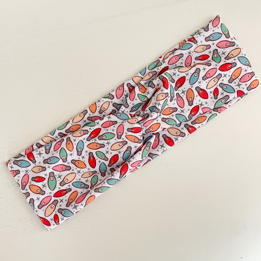 Christmas Lights Twist Headband
