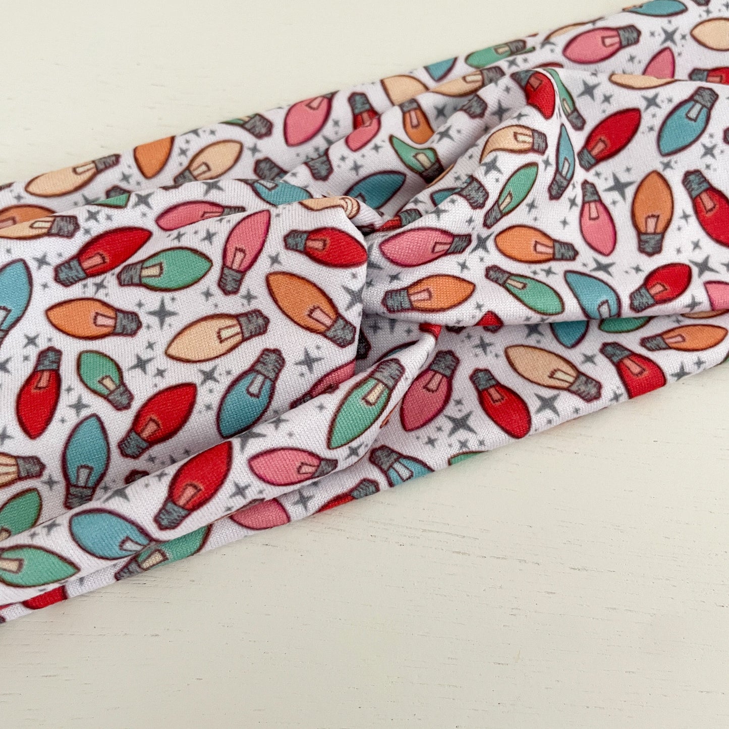 Christmas Lights Twist Headband