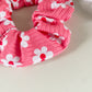 Pink Daisy Scrunchie