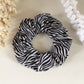 Zebra Print Scrunchie