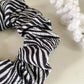 Zebra Print Scrunchie