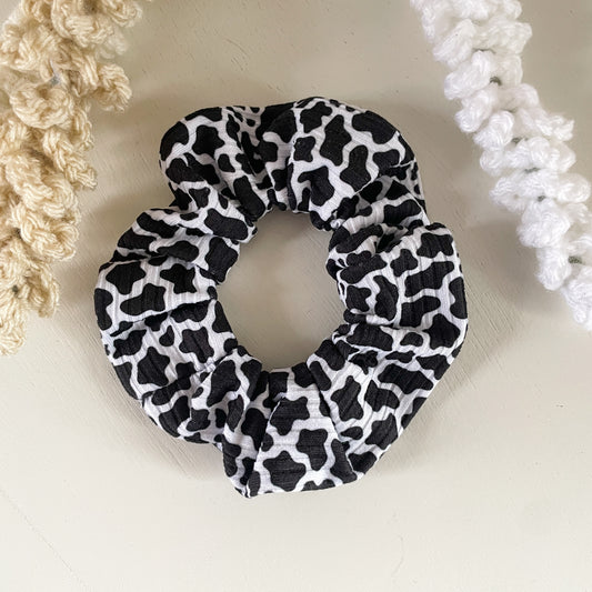 Cow Print Scrunchie