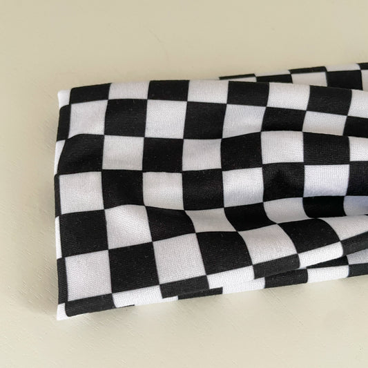 Checkered Twist Headband