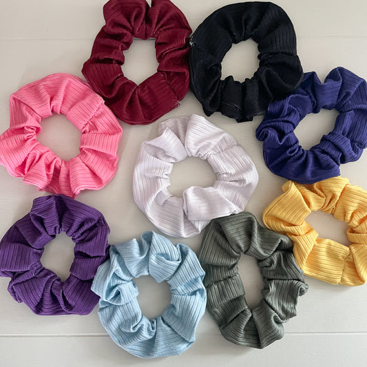 Solid Colored Scrunchie