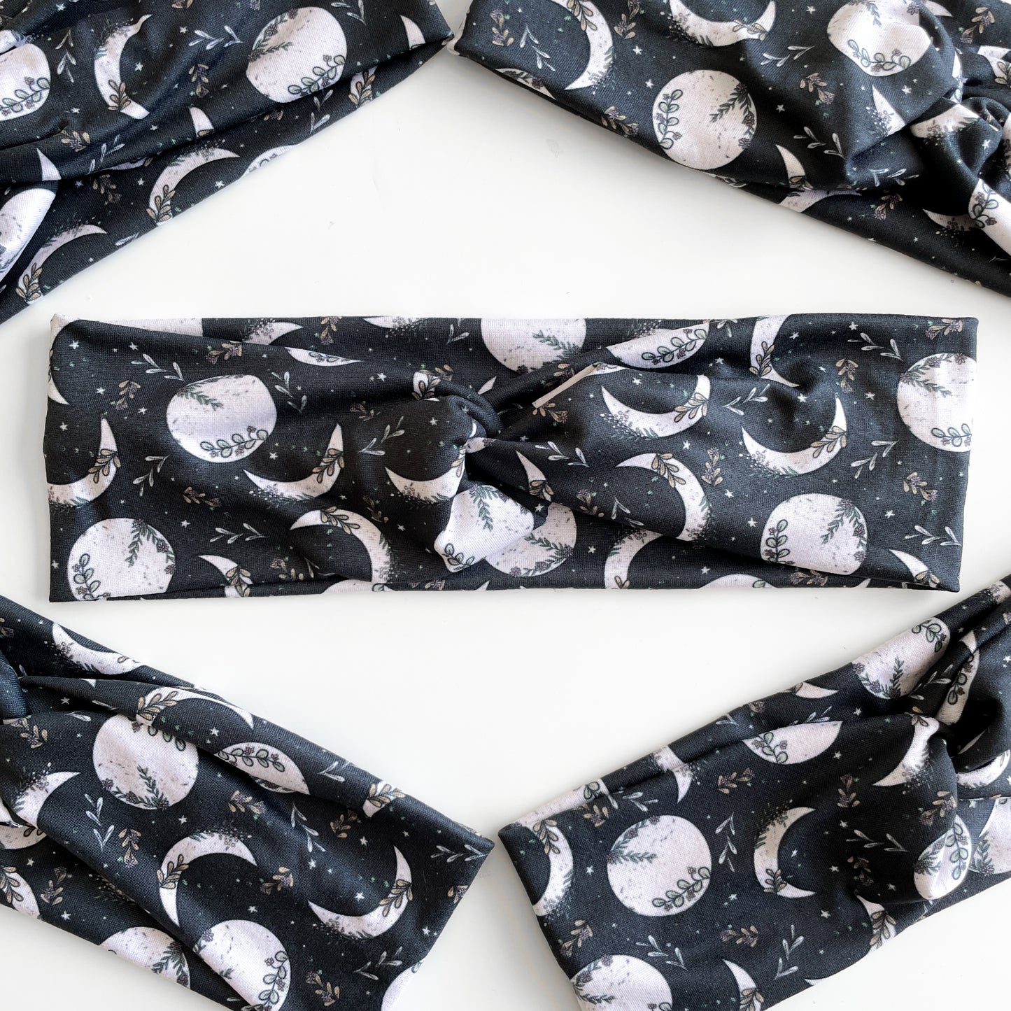 Floral Moons Twist Headband