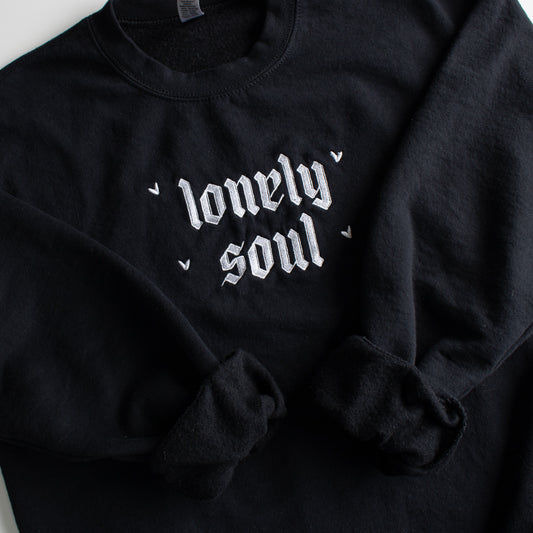 Lonely Soul Embroidered Sweatshirt Pre-Order