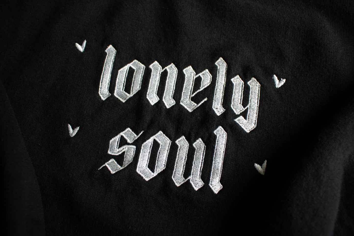Lonely Soul Embroidered Sweatshirt Pre-Order