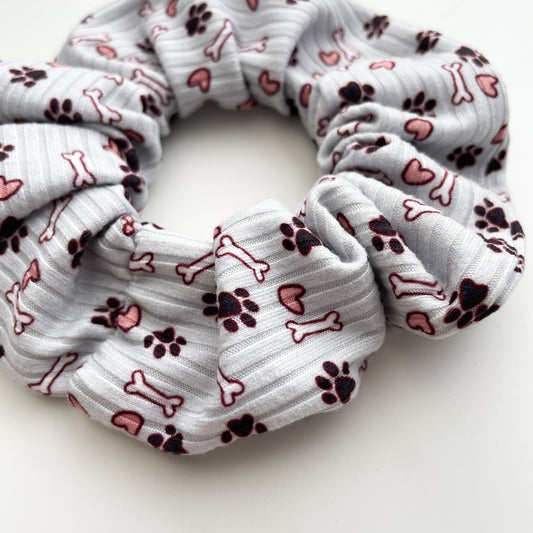 Paw Print Scrunchie