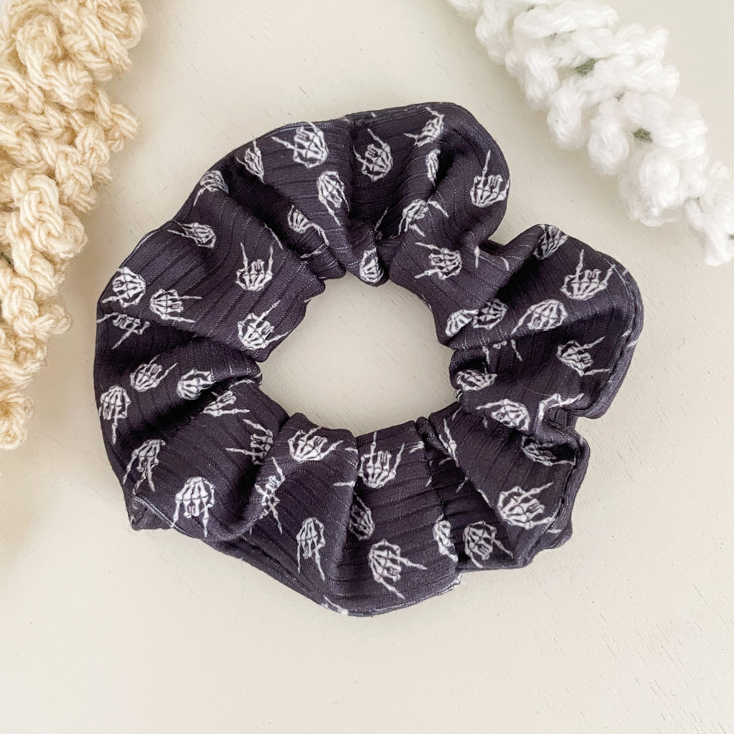 Rock Skeleton Scrunchie