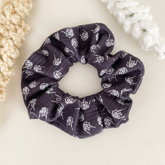 Rock Skeleton Scrunchie
