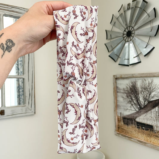 Crescent Moon Twist Headband