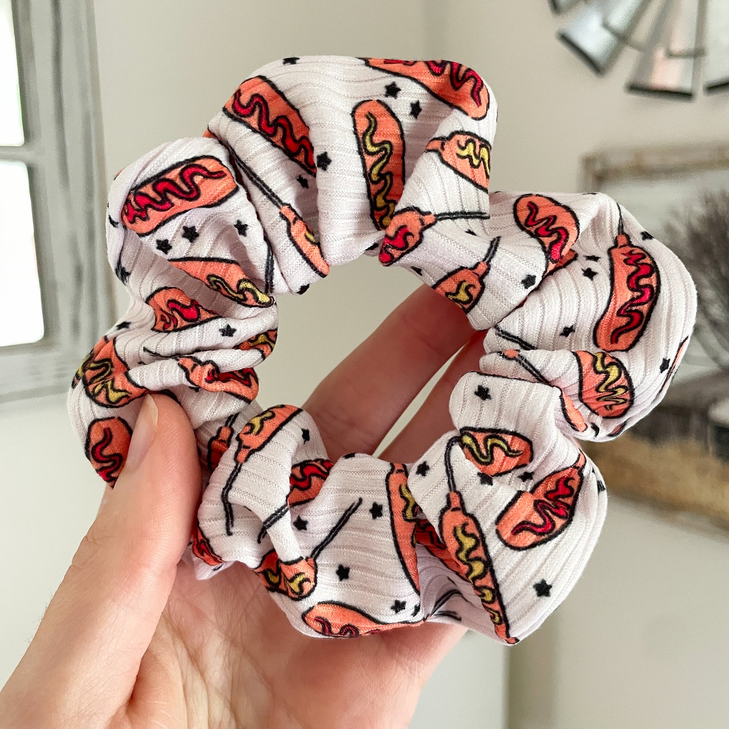 Corn Dog Scrunchie