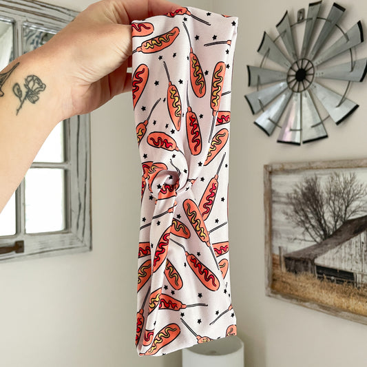 Corn Dog Twist Headband