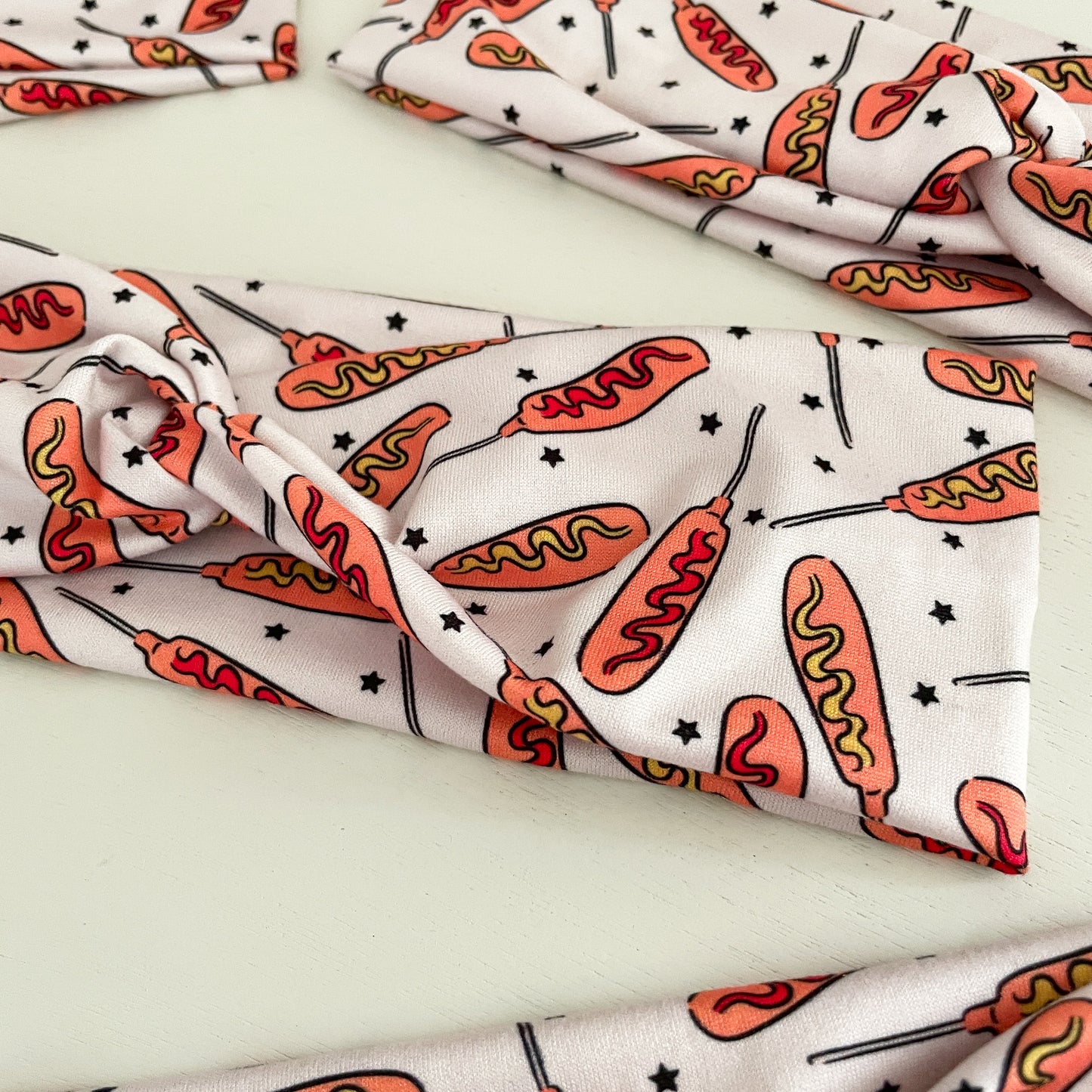 Corn Dog Twist Headband