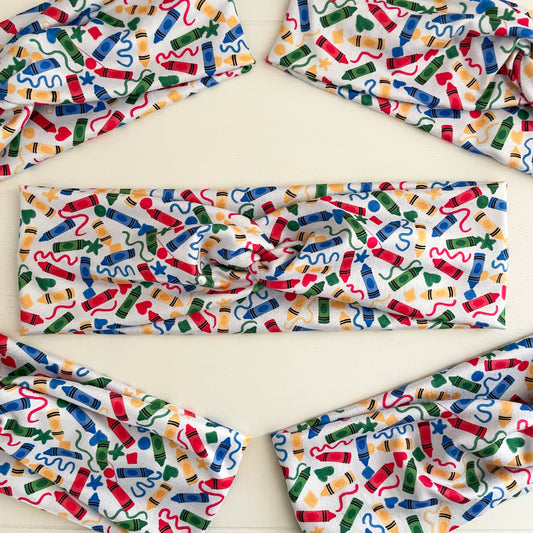 Crayons Twist Headband