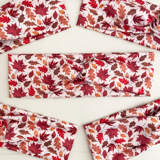 Fall Leaves Twist Headband