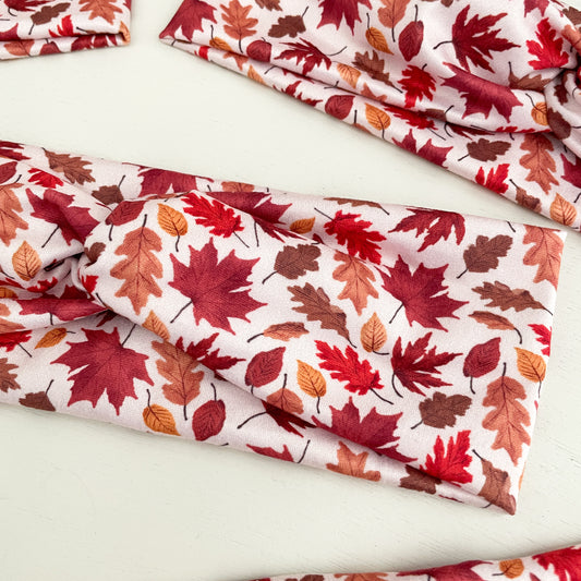 Fall Leaves Twist Headband