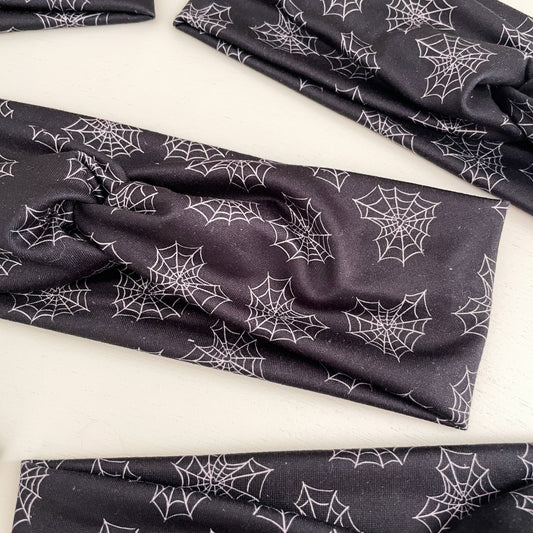 Spider Webs Twist Headband