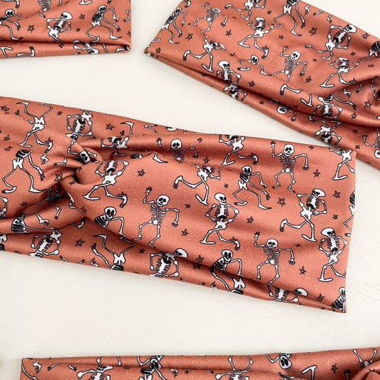 Dancing Skeletons Twist Headband