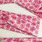 Pink Monstera Twist Headband