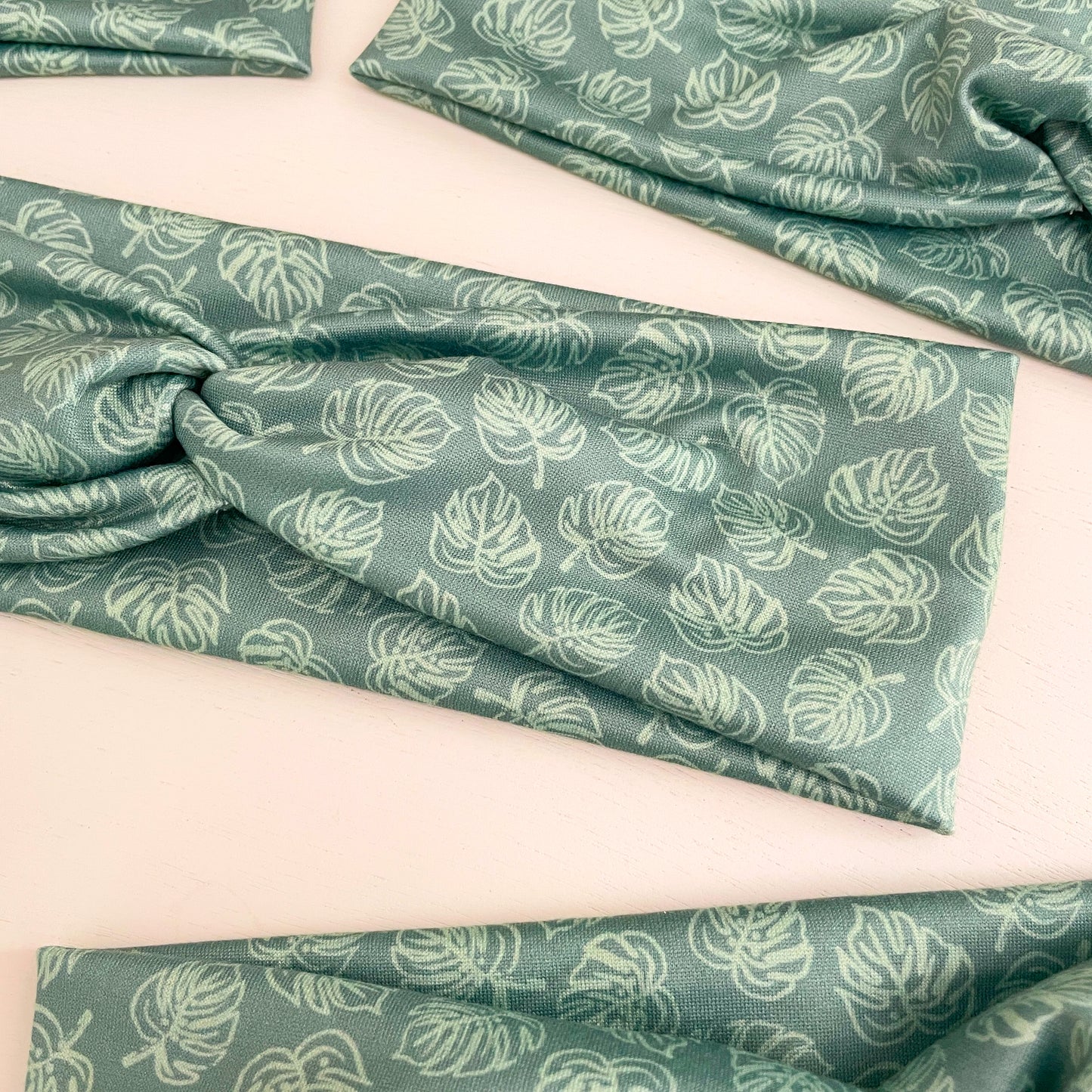 Monstera Twist Headband