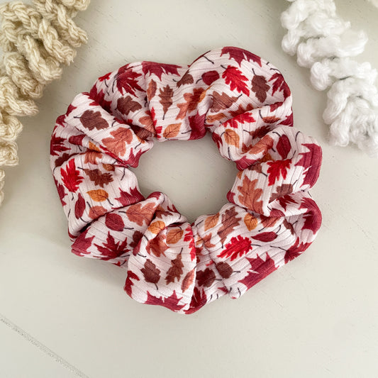 Fall Leaves Scrunchie