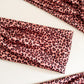 Brown Leopard Twist Headband