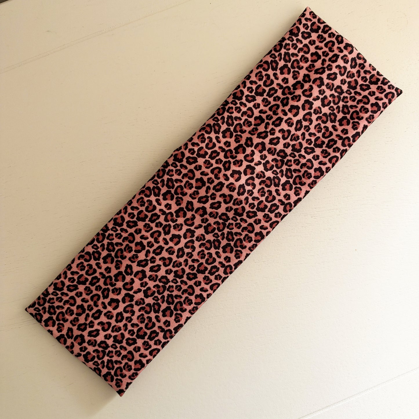 Brown Leopard Twist Headband