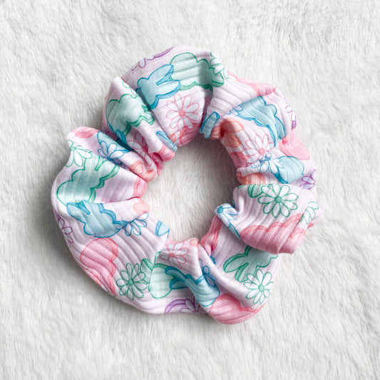 Colorful Bunny Scrunchie