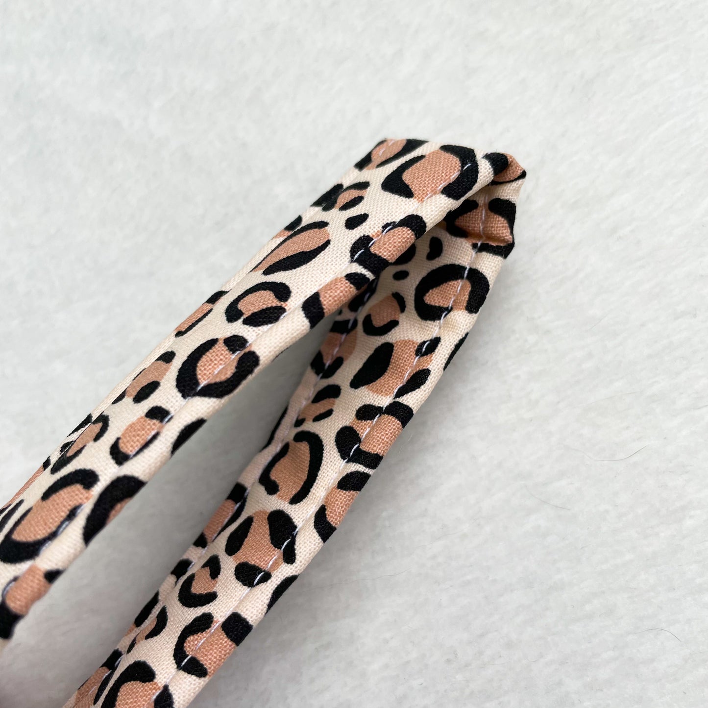 Leopard Print Key Fob Wristlet