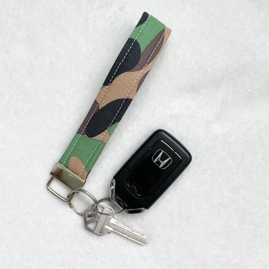 Camouflage Key Fob Wristlet